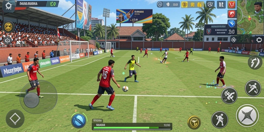 ka789 - Tangkapan layar menampilkan grafik indah dari dunia game.